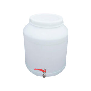 BIDÓN 60L TAPA ANCHA CON LLAVE - REACONDICIONADO